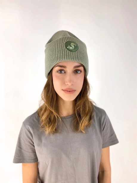 thies Eco Wool Beanie sage (W/M/X) from COILEX