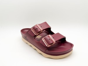 thies 1856 ® Ecofoam Double Sandal vegan bordeaux beige from COILEX