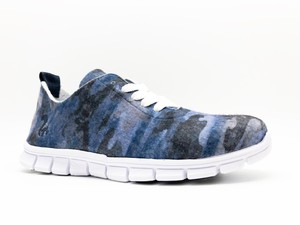 thies ® PET Sneaker camo blue | vegan aus recycelten Flaschen from COILEX