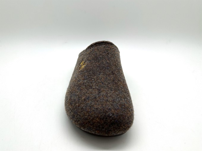 thies 1856 ® Recycled PET Slipper vegan dark brown from COILEX