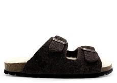 thies 1856 ® Recycled Wool Sandal marron via COILEX