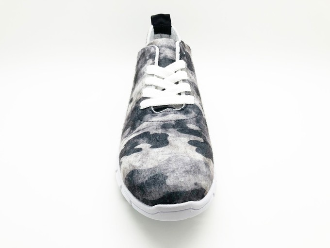 thies ® PET Sneaker camo grey | vegan aus recycelten Flaschen from COILEX