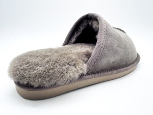thies 1856 ® Sheepskin Grumpy Dad Slipper elephant grey from COILEX