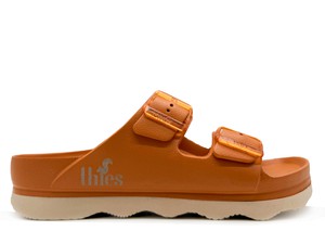 thies 1856 ® Ecofoam Double Sandal vegan bitter orange beige from COILEX