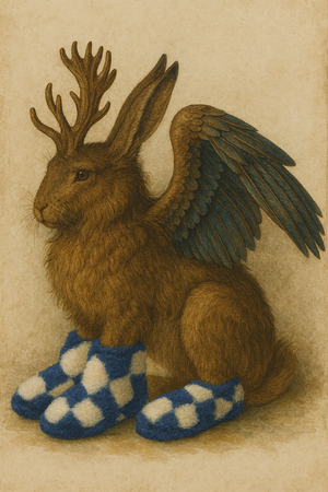 thies 1856 ® x Wolpertinger ™️ Rec Royal Bavarian Aprés Slipper blue from COILEX