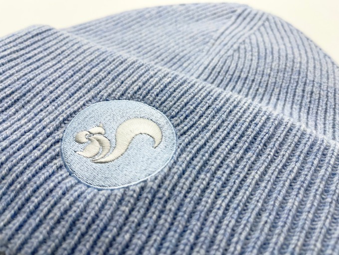 thies Eco Wool Beanie blue fog from COILEX