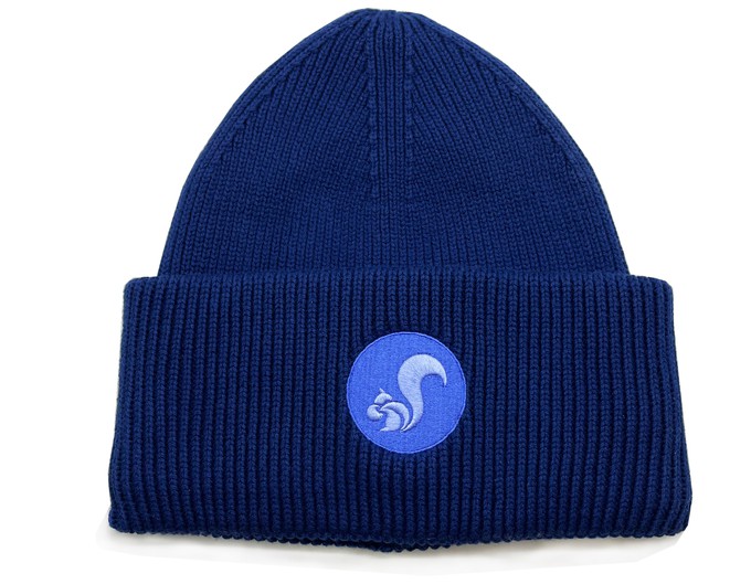 thies vegan Organic Beanie state blue from COILEX