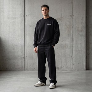 Hoodie - Unisex Oversized Fit - Black from COREBASE