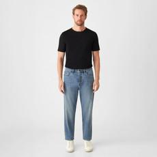 RISE Relaxed Tapered Minimal Stretch - Basic - Vintage Blue via DAWN Denim