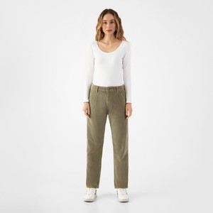 MANE Relaxed Straight Corduroy - French - Sage Green - Womenswear from DAWN Denim