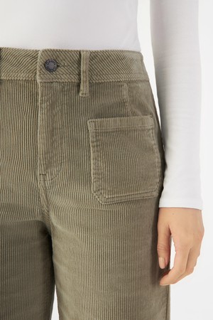 DEW Flared Corduroy - Sailor - Sage Green from DAWN Denim
