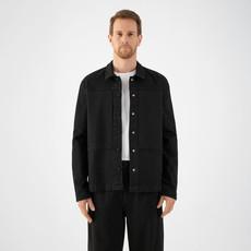 QUIET Jacket - Soft Denim Tencel - Black/Black - Menswear via DAWN Denim