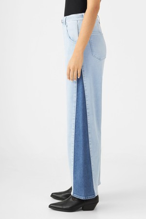 BLINK High Waist Wide Cropped - Two Tone from DAWN Denim