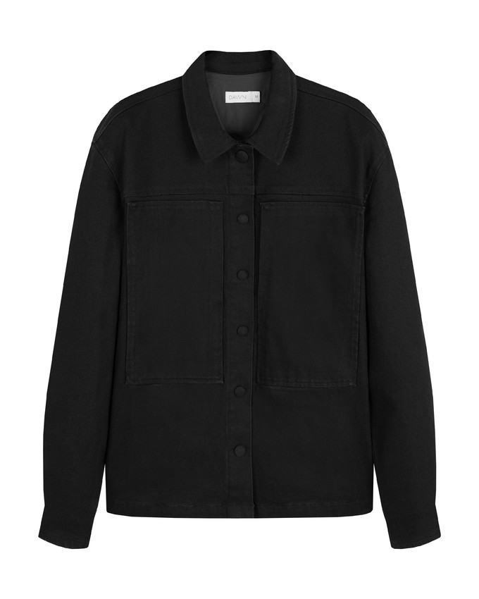 QUIET Jacket - Soft Denim Tencel - Black/Black - Menswear from DAWN Denim QUIET Jacket - Soft Denim Tencel - Black/Black - Menswear from DAWN Denim