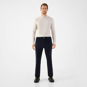 MANE Relaxed Straight Corduroy - French - Dark Navy - Menswear from DAWN Denim