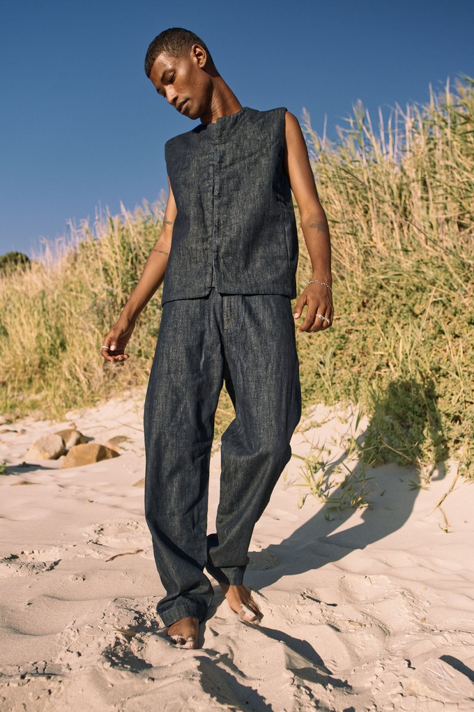 LOOM Loose Leightweight Hemp - Relaxed Chino - Raw Blue from DAWN Denim