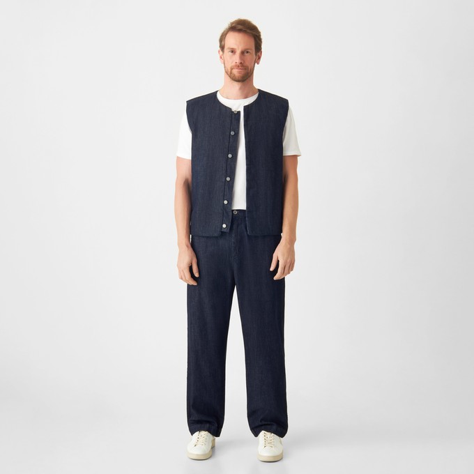 LOOM Loose Leightweight Hemp - Relaxed Chino - Raw Blue from DAWN Denim