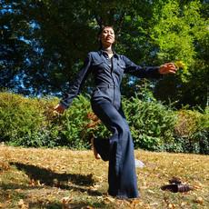 GRACE Flared Overall - Denim - Rinse Blue via DAWN Denim