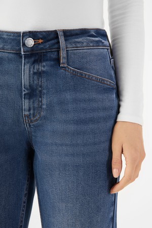 SUNSET Regular Slim Soft Tencel - Basic - Medium Blue from DAWN Denim SUNSET Regular Slim Soft Tencel - Basic - Medium Blue from DAWN Denim