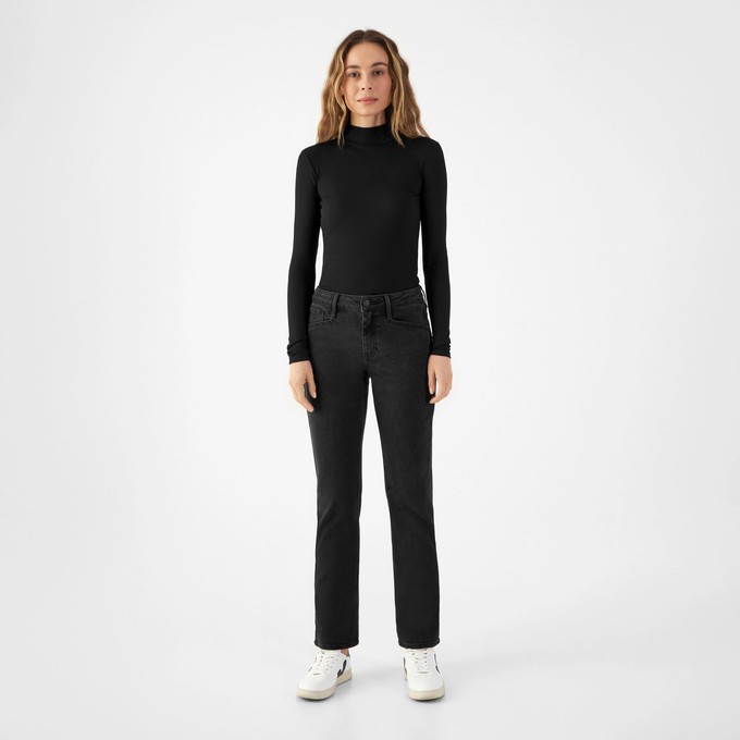 SUNSET Regular Slim Soft Tencel - Basic - Vintage Black from DAWN Denim SUNSET Regular Slim Soft Tencel - Basic - Vintage Black from DAWN Denim