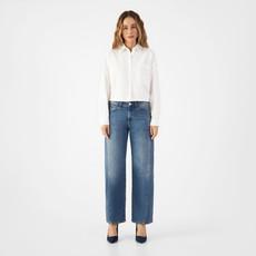 ASH Barrel Leg Minimal Stretch - Cutline - Vintage Blue via DAWN Denim