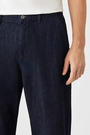 LOOM Loose Leightweight Hemp - Relaxed Chino - Raw Blue from DAWN Denim
