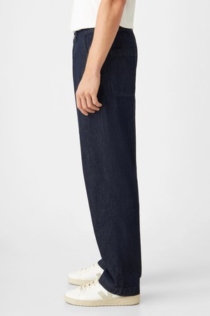 LOOM Loose Leightweight Hemp - Relaxed Chino - Raw Blue from DAWN Denim