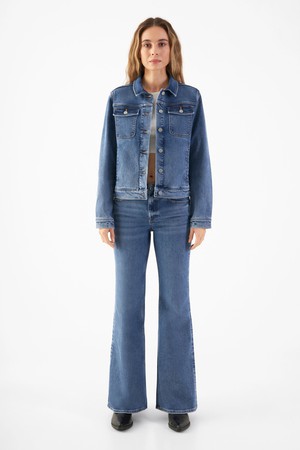 CALLISTO Jacket - Soft Tencel - Medium Blue from DAWN Denim