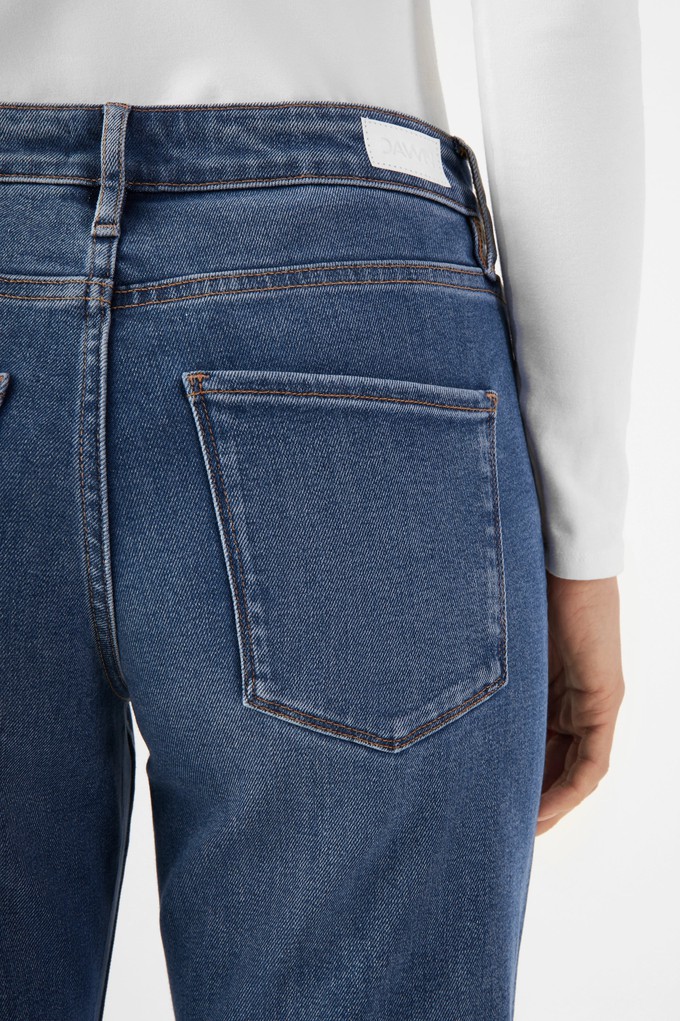 SUNSET Regular Slim Soft Tencel - Basic - Medium Blue from DAWN Denim SUNSET Regular Slim Soft Tencel - Basic - Medium Blue from DAWN Denim