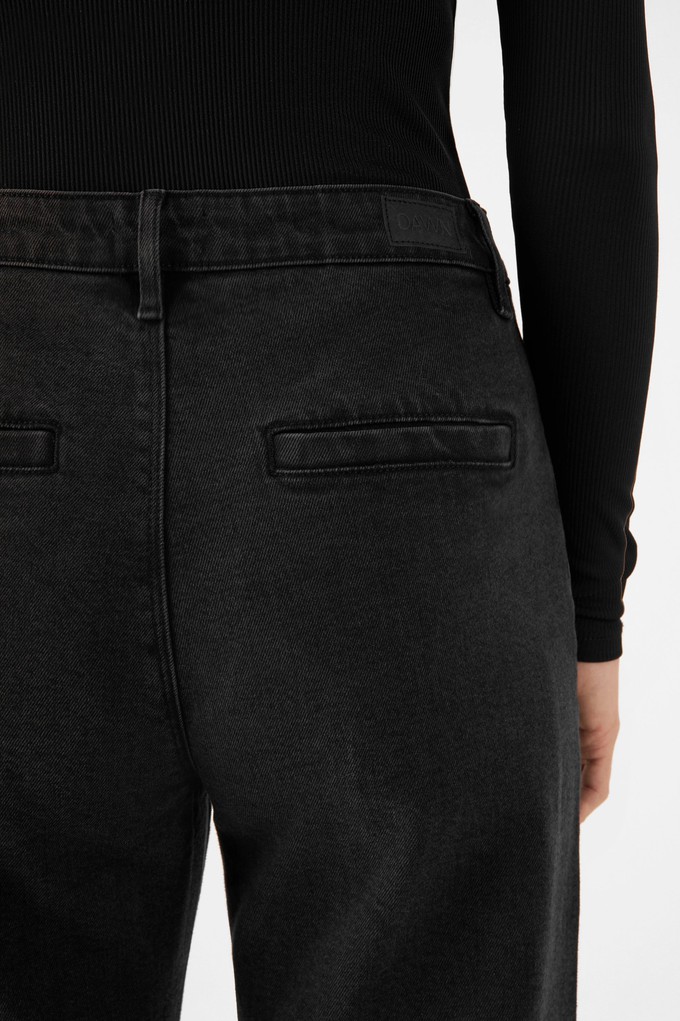 GLOW Flared Soft Tencel - Denim Chino - Vintage Black from DAWN Denim