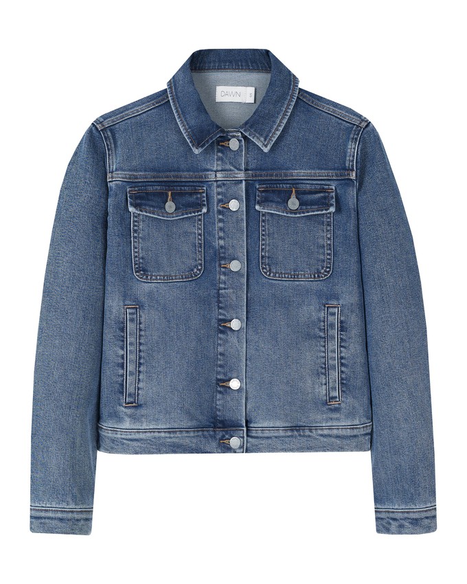 CALLISTO Jacket - Soft Tencel - Medium Blue from DAWN Denim