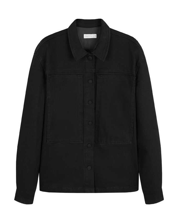 QUIET Jacket - Soft Denim Tencel - Black/Black - Menswear from DAWN Denim QUIET Jacket - Soft Denim Tencel - Black/Black - Menswear from DAWN Denim
