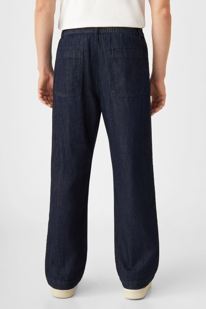 LOOM Loose Leightweight Hemp - Relaxed Chino - Raw Blue from DAWN Denim