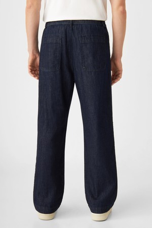 LOOM Loose Leightweight Hemp - Relaxed Chino - Raw Blue from DAWN Denim