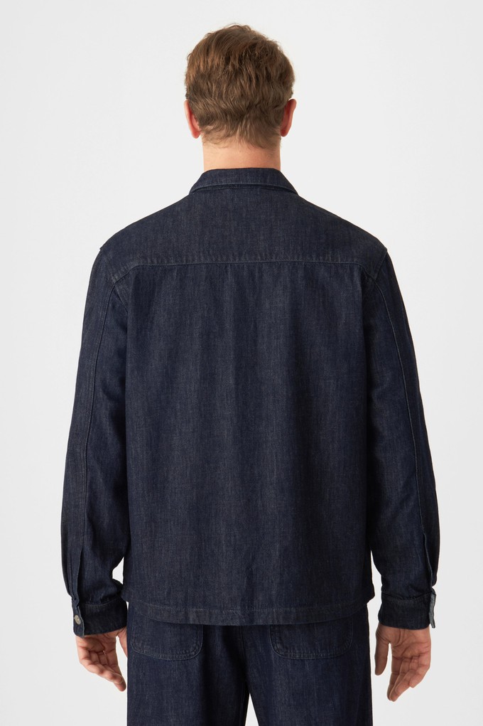 SORRY Lightweight Hemp - Shacket - Raw Blue - Men from DAWN Denim