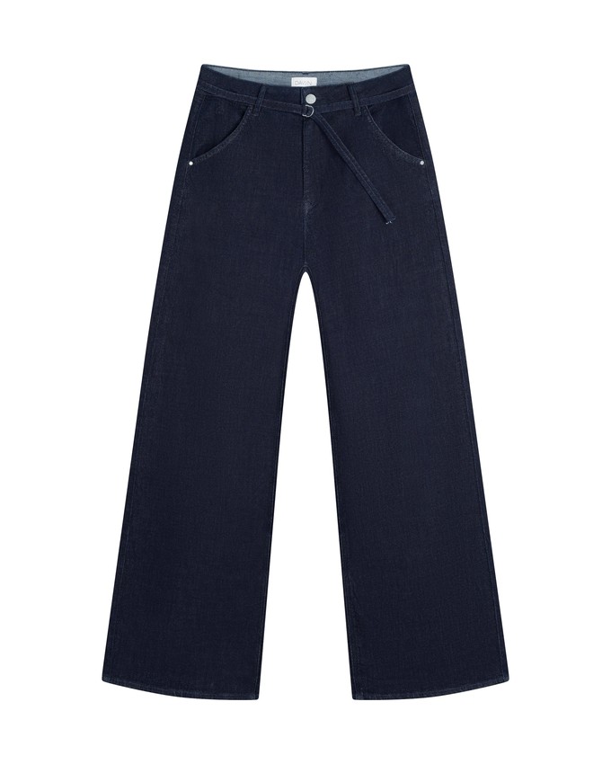 BLINK Wide Barrel Soft Denim - Classic - Raw Blue from DAWN Denim