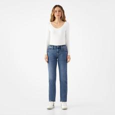 SUNSET Regular Slim Soft Tencel - Basic - Medium Blue via DAWN Denim