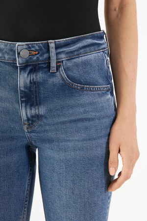 CELESTIAL Slim Flared Soft Tencel - Medium Blue from DAWN Denim CELESTIAL Slim Flared Soft Tencel - Medium Blue from DAWN Denim