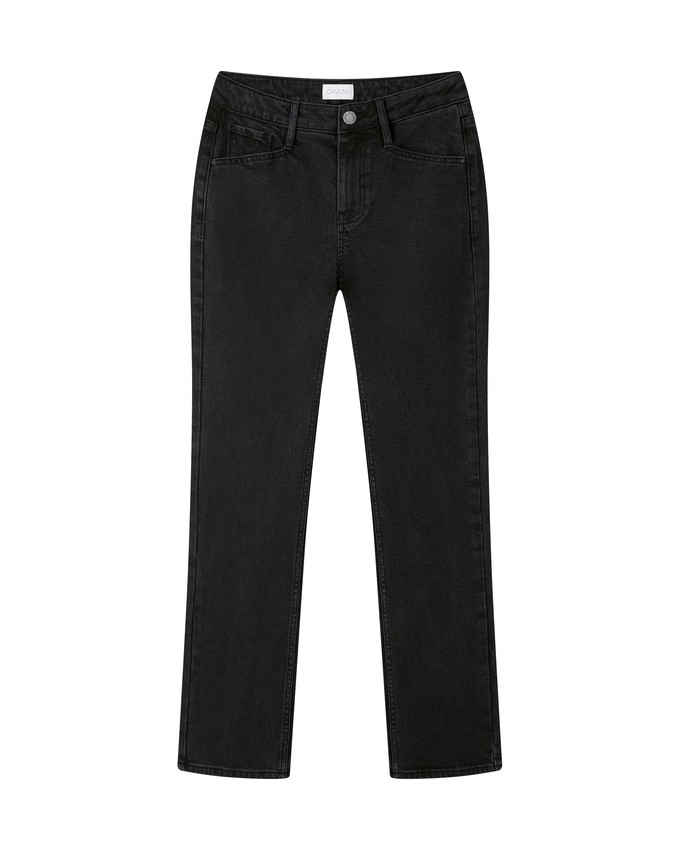 SUNSET Regular Slim Soft Tencel - Basic - Vintage Black from DAWN Denim SUNSET Regular Slim Soft Tencel - Basic - Vintage Black from DAWN Denim