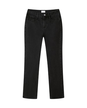 SUNSET Regular Slim Soft Tencel - Basic - Vintage Black from DAWN Denim SUNSET Regular Slim Soft Tencel - Basic - Vintage Black from DAWN Denim