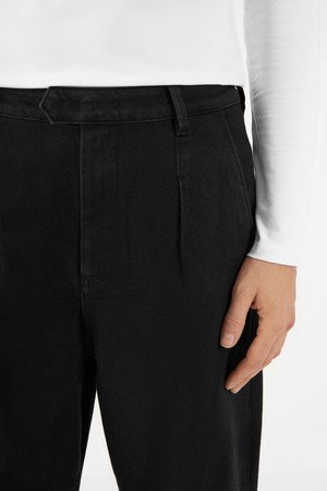 ASTER Balloon Soft Tencel - Chino - Black/Black from DAWN Denim
