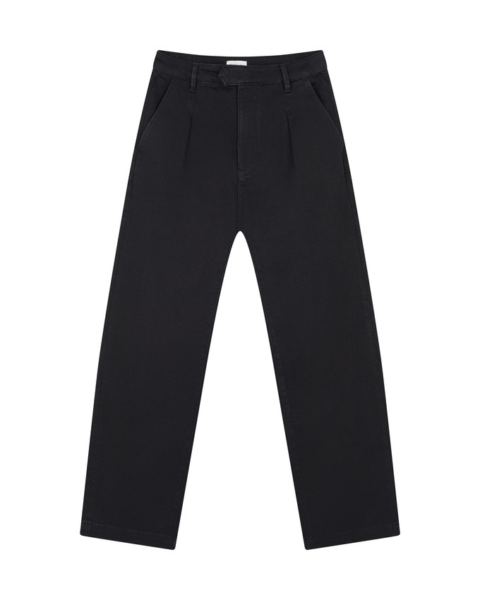 ASTER Balloon Soft Tencel - Chino - Black/Black from DAWN Denim