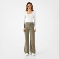 DEW Flared Corduroy - Sailor - Sage Green via DAWN Denim