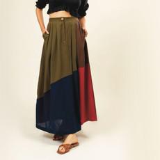 Irene Panelled Skirt via Doodlage