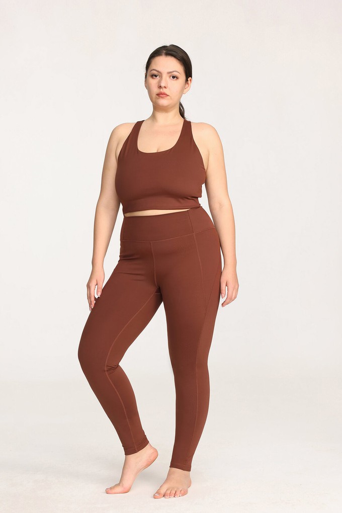 Compressive High-Rise Leggings from Ecoer Fashion