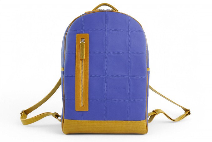 Voyager Backpack | Leather & Fire-hose from Elvis & Kresse