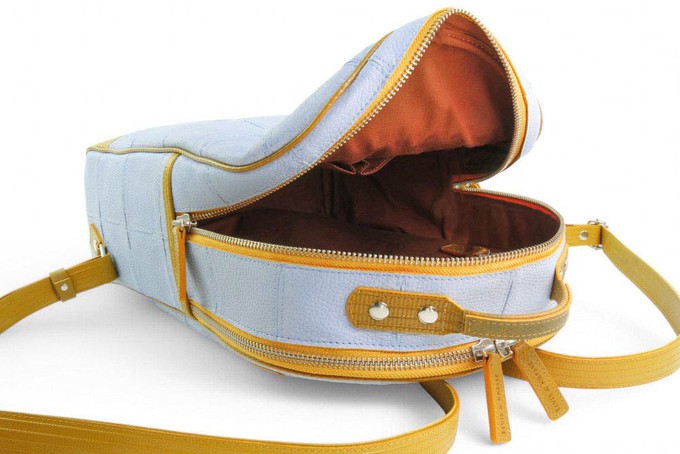 Voyager Backpack | Leather & Fire-hose from Elvis & Kresse