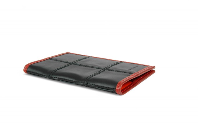 Passport Cover | Leather & Fire-hose from Elvis & Kresse