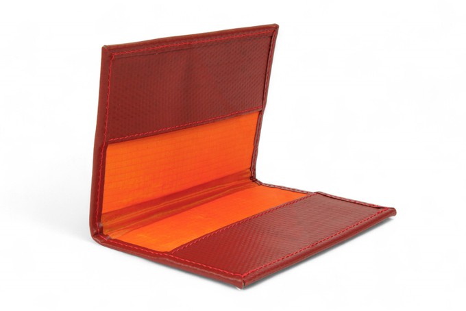 Passport Cover | Leather & Fire-hose from Elvis & Kresse