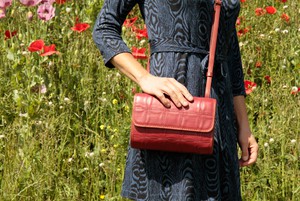 Crossbody Bag | Leather & Fire-hose from Elvis & Kresse